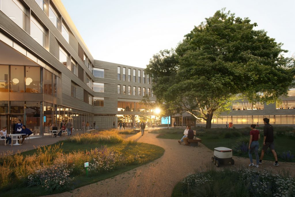 Artist impression of the Golden Valley cyber innovation centre