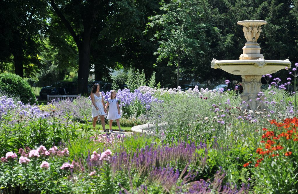 Fountain in the gardens
