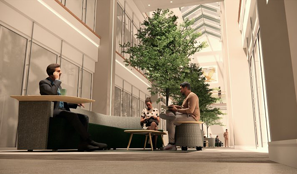 The Grange atrium artist impression