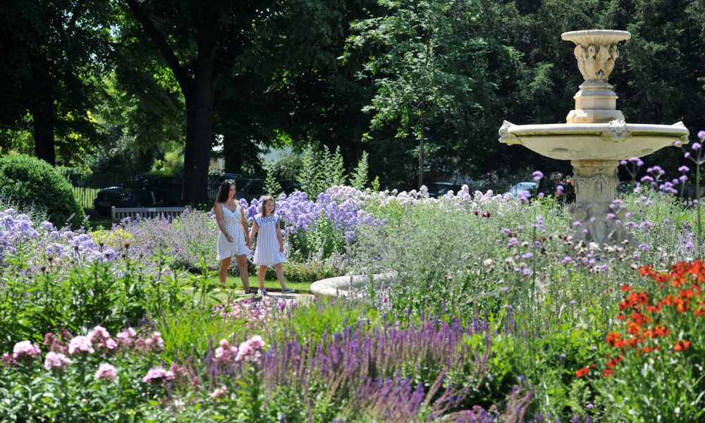 Fountain in the gardens