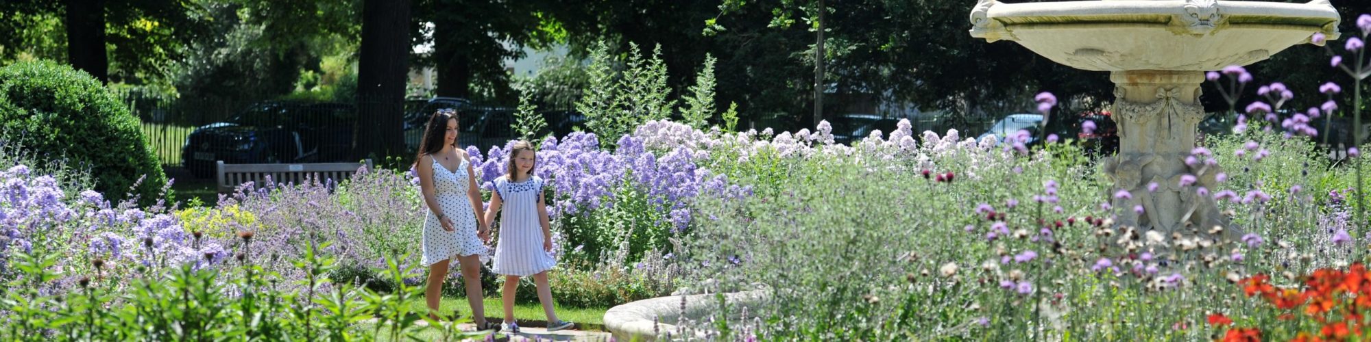 Fountain in the gardens