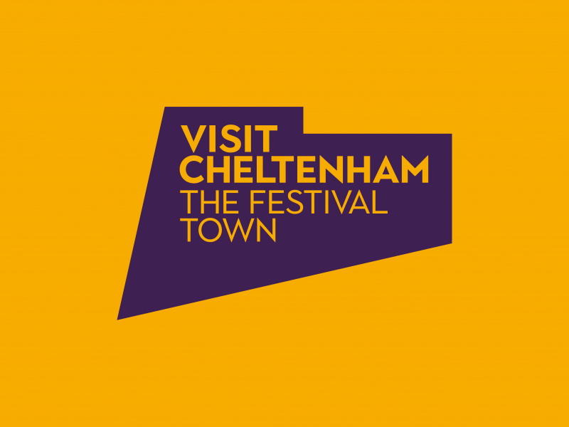 Visit Cheltenham - festival town logo